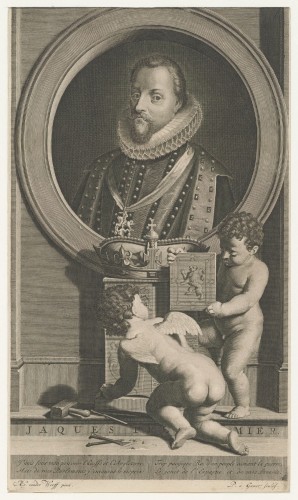 Portret van koning Jacobus I van Engeland