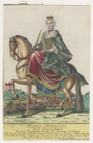 Portret van Maria Theresia van Oostenrijk