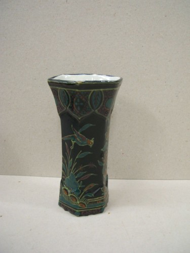 Vaas met ornamentaal-floraal decor