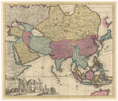 Landkaart van Azië