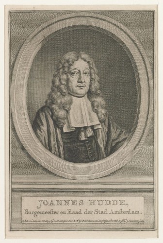 Portret van Joannes Hudde