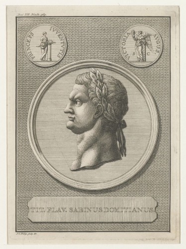 Portret van keizer Titus Flavius Domitianus