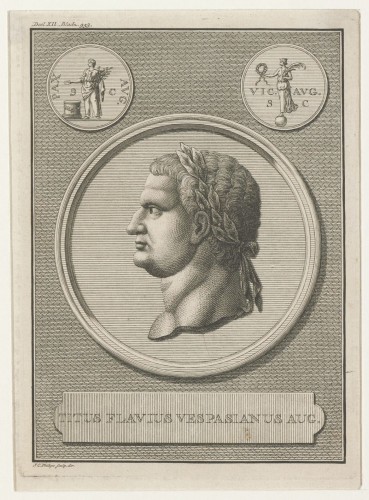 Portret van keizer Vespasianus