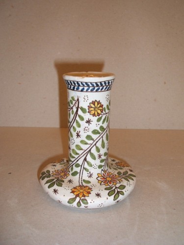 Fles met floraal decor