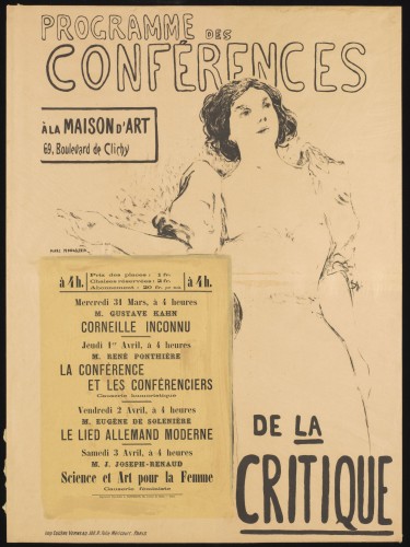 Programme des Conférences de la Critique