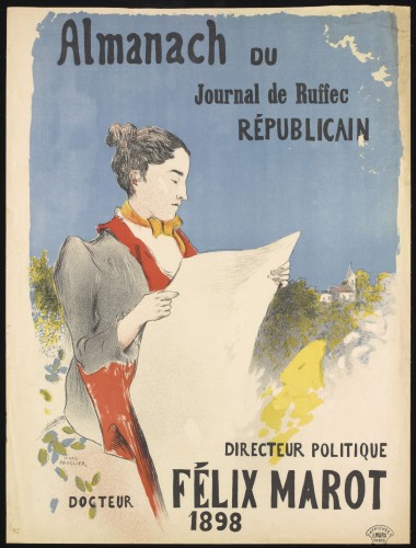 Almanach de Journal de Ruffec Républicain