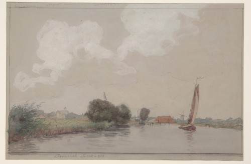 Gezicht op het Somerrak te Sneek