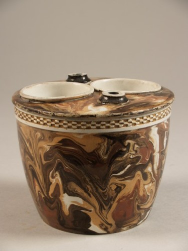 Bloembollenpot met gemarmerd decor