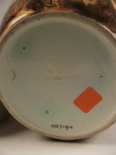 Bloembollenpot met gemarmerd decor