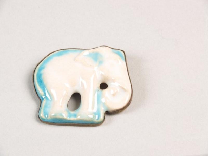 Broche in de vorm van een olifant