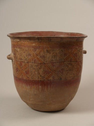 Vat met geometrisch decor