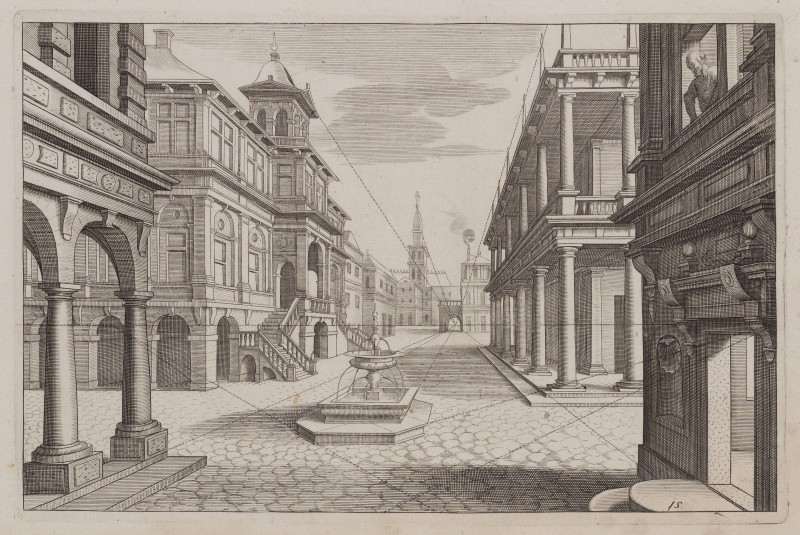 Ornamentprent. Illustraties bij de perspectiefleer II.