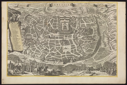 Plattegrond van Jeruzalem