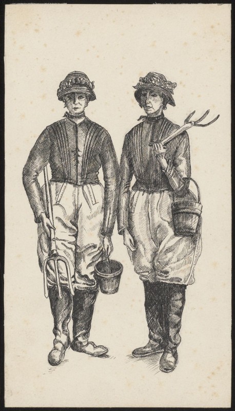 Twee landarbeiders