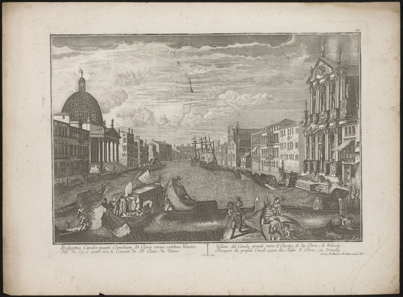 Gezicht op Venetië