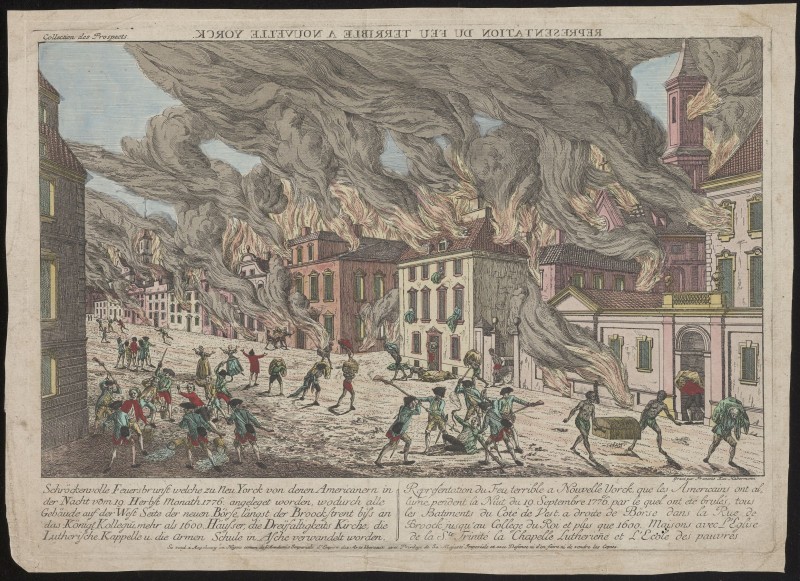 Brand in New York in 1776