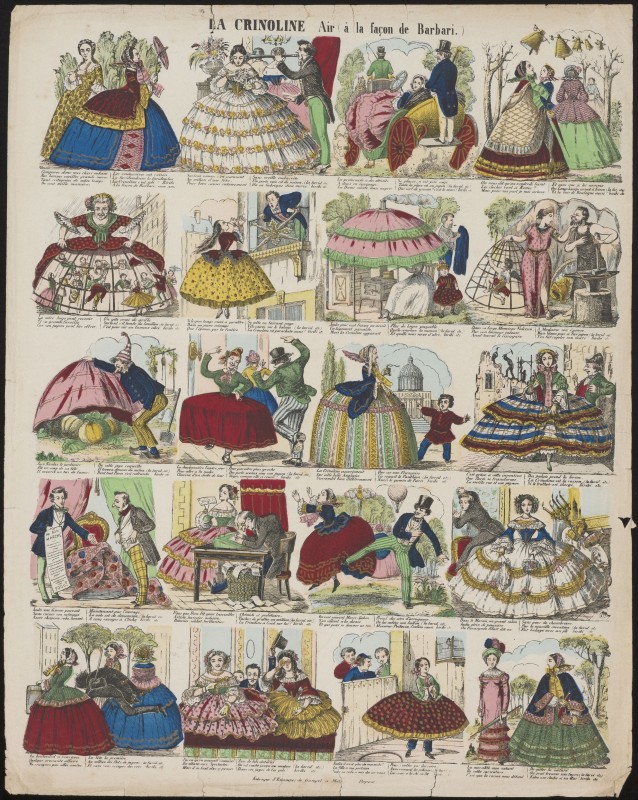 La crinoline Air (à la façon de Barbari.)