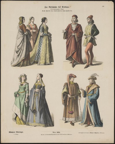 Zur Geschichte der Costüme. Erste Hälfte des fünfzehnten Jahrhunderts (Nro. 526)