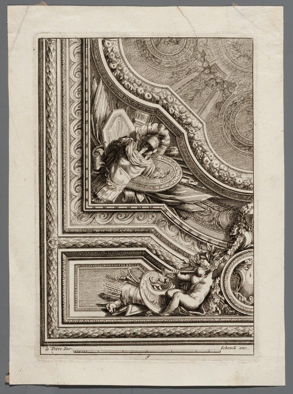 Ornamentprent. Quarts-de-plafond (kopie).
