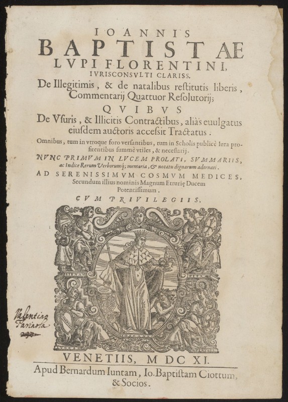 Titelpagina van een juridisch boek