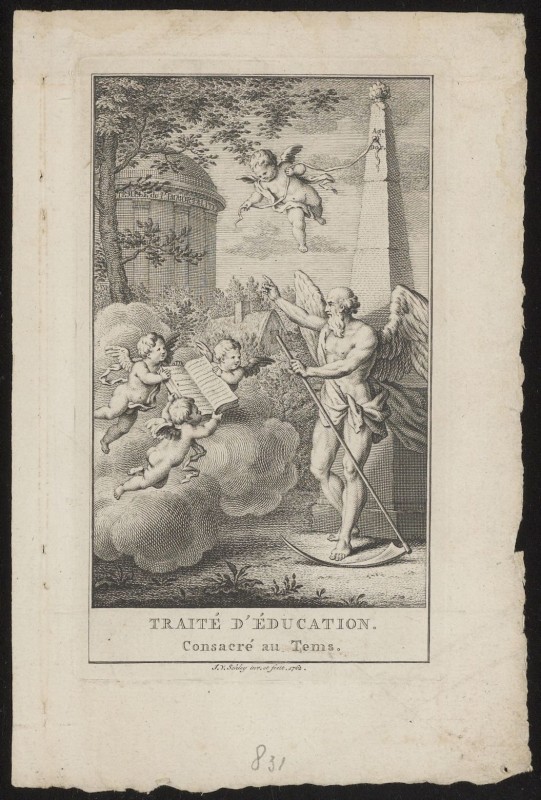 Titelpagina van een boek van Rousseau