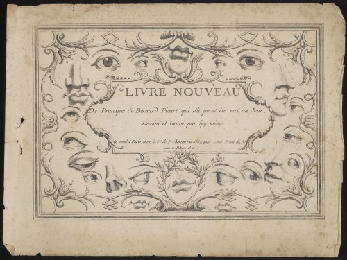 Titelpagina van Livre Nouveau van Bernard Picart
