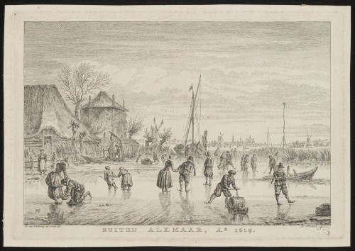 IJsvermaak buiten Alkmaar, 1619
