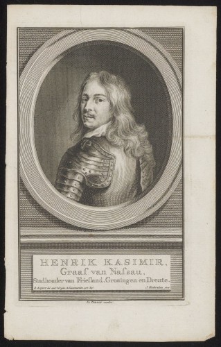 Portret van stadhouder Hendrik Casimir I, graaf van Nassau