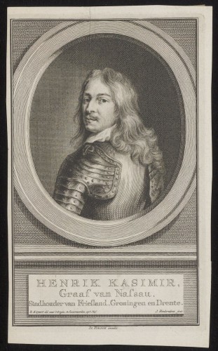 Portret van stadhouder Hendrik Casimir I, graaf van Nassau