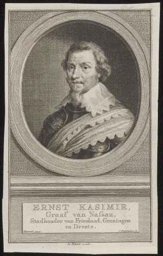 Portret van stadhouder Ernst Casimir, graaf van Nassau