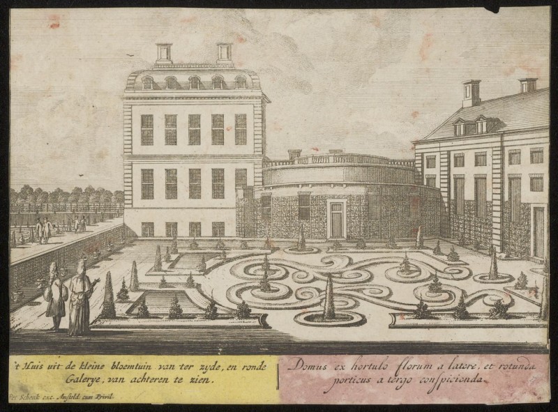 Gezicht op een gedeelte van Kasteel Rosendael