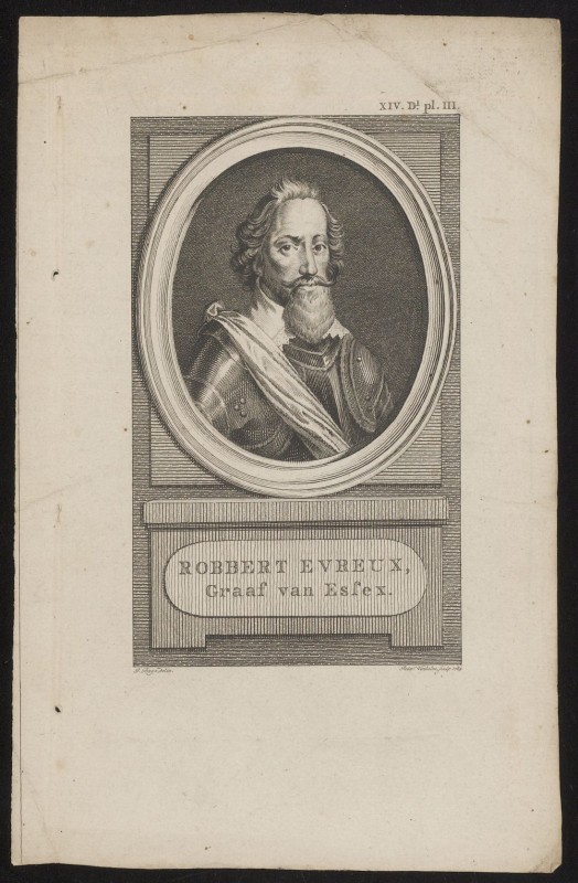 Portret van graaf Robert Devereux