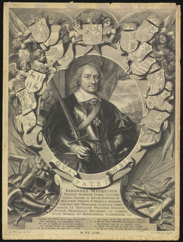 Portret van Johan Maurits van Nassau-Siegen