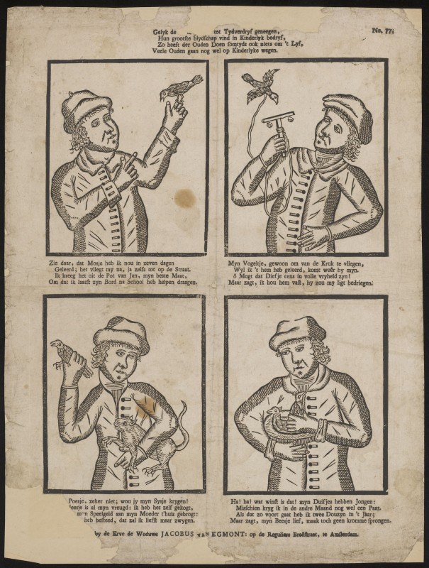 Gelyk de Zoete Jeugd, tot Tydverdryf geneegen (Nº 77)