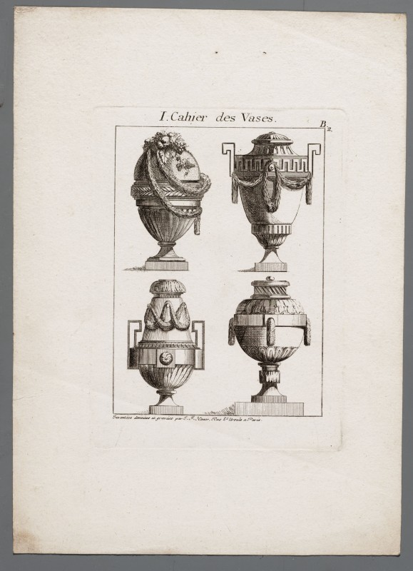 Ornamentprent. Premier Cahier des Vases.