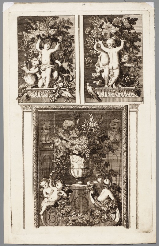 Ornamentprent. Nouveaux Livre de Taleaux de Portes.