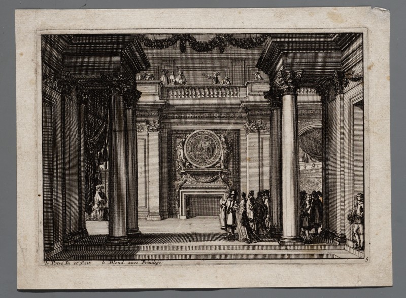 Ornamentprent. Cheminées et lambris.