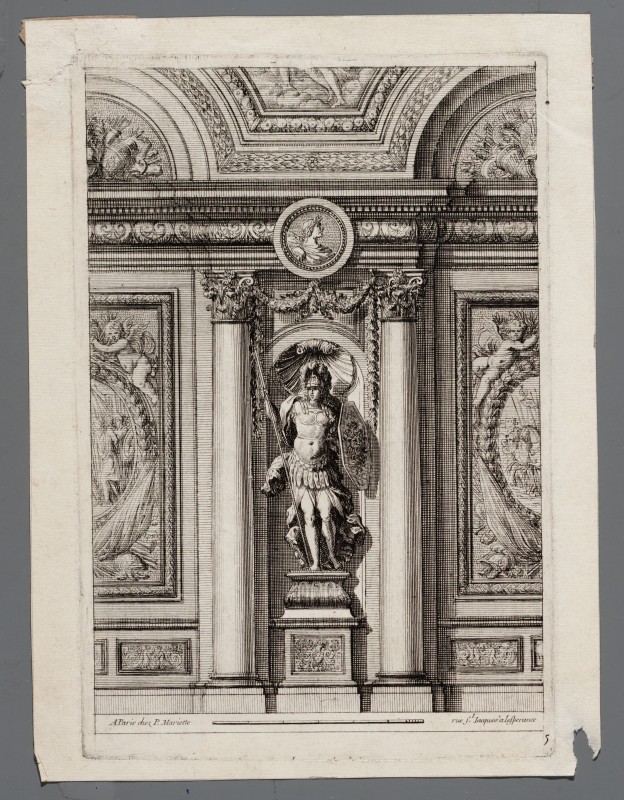Ornamentprent. Lambris a l'italienne.