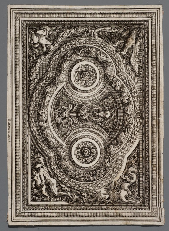 Ornamentprent. Dessins de plafonds.