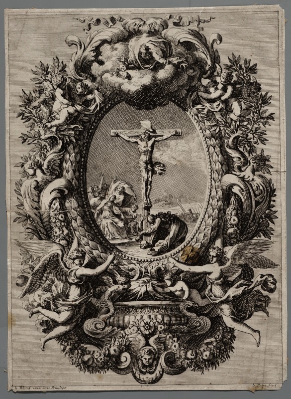 Ornamentprent. Bénitiers.