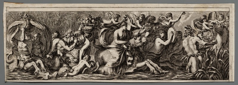 Ornamentprent. Frises, feuillages et autres ornemens a l'italienne.