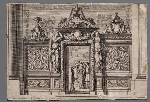 Ornamentprent. Clôtures de chapelles.