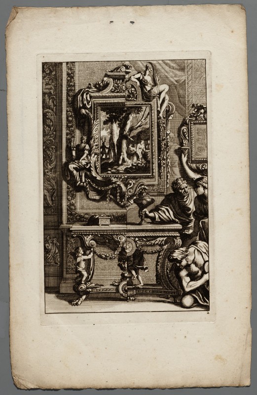 Ornamentprent. Livre de miroirs, tables et guéridons (kopie).