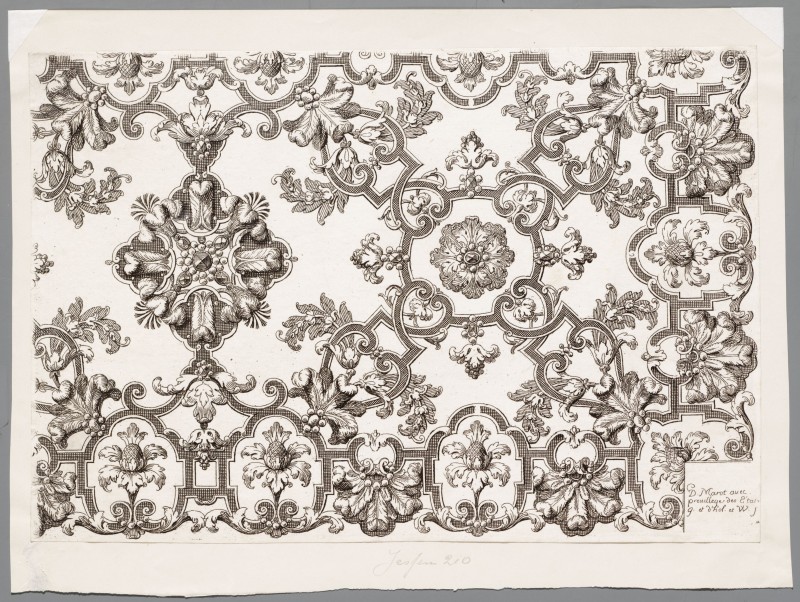 Ornamentprent. Nouveaux liure d'ornaments propres pour faire en broderie et petit point.