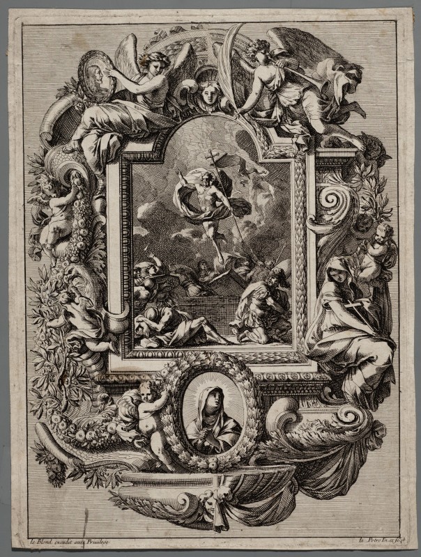Ornamentprent. Bénitiers.