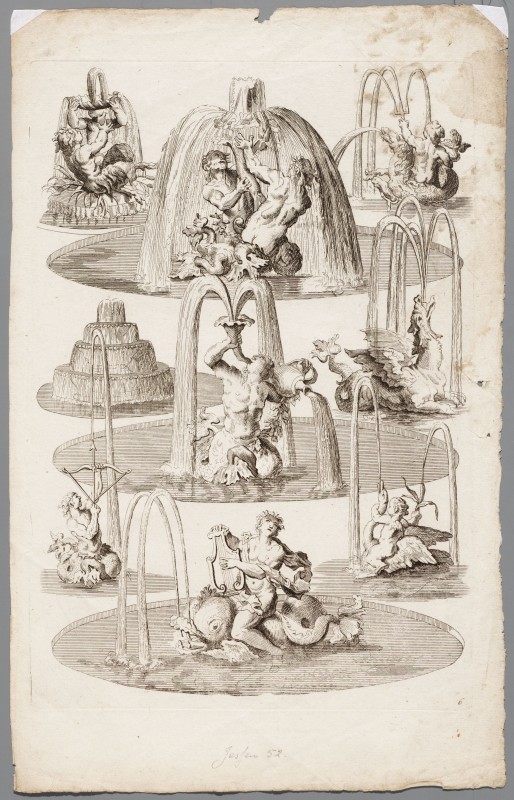 Ornamentprent. Liure de fontaines. / Nova Fontium Delineatio (kopie).