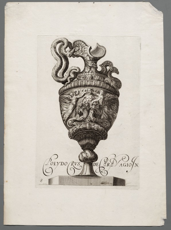 Ornamentprent. Vasa a Polydoro Caravagino (kopie).