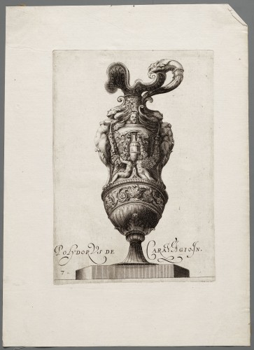 Ornamentprent. Vasa a Polydoro Caravagino (kopie).