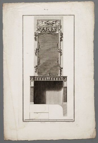 Ornamentprent. Cahier de six cheminées nouvelles.