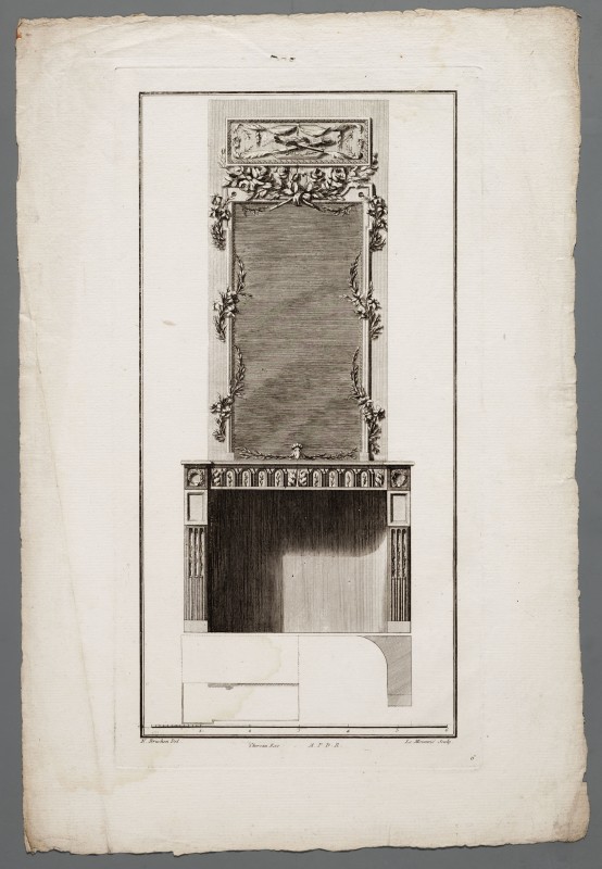 Ornamentprent. Cahier de six cheminées nouvelles.